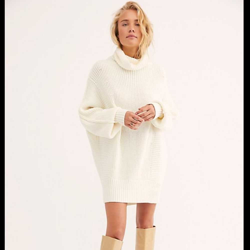 Free people Cocoa sweater dress